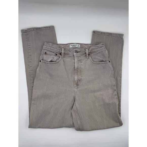 Abercrombie & Fitch 90s Straight Ulta High Rise Curve Love - Picture 4 of 4